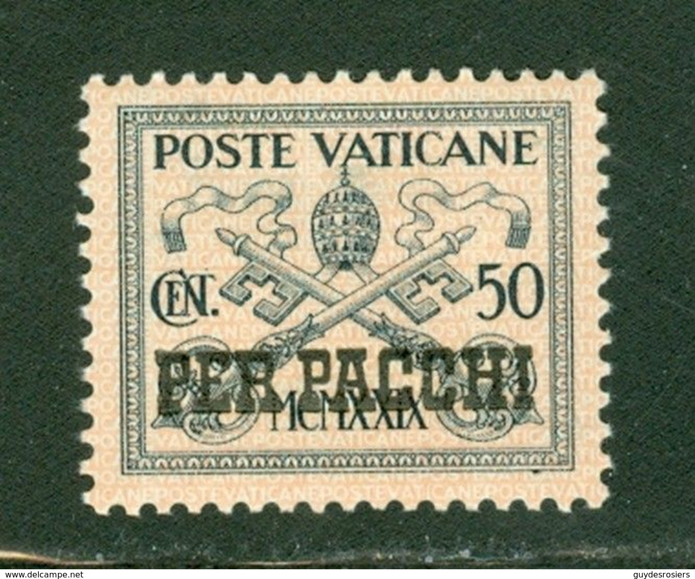 Vatican; Scott # Q-6; Neuf, Trace De Charnière  (9295-A) - Taxes