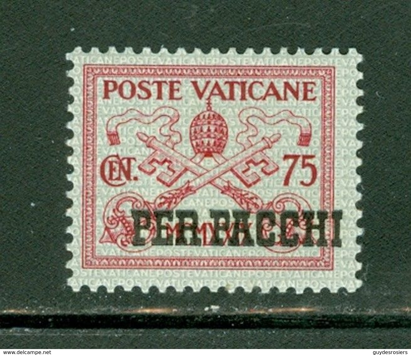 Vatican; Scott # Q-7; Neuf, Trace De Charnière  (9296) - Impuestos