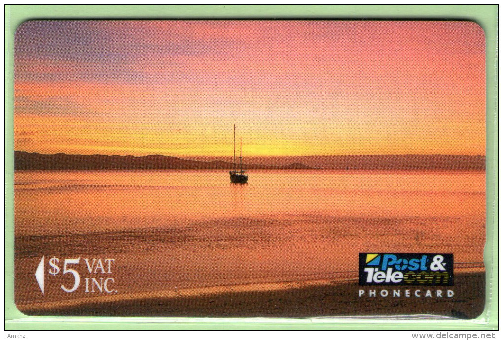 Fiji - 1992 First Issue - $5 Sunrise - FIJ-003 - VFU - Fidji