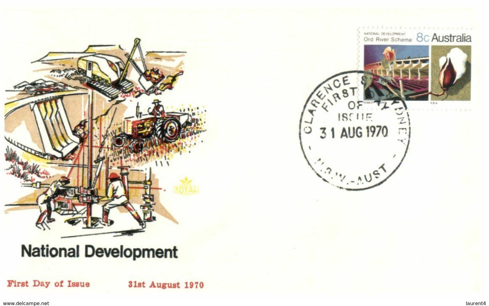 (D 19) Australia - 3 Cover - 1970 - National Development - Portomarken