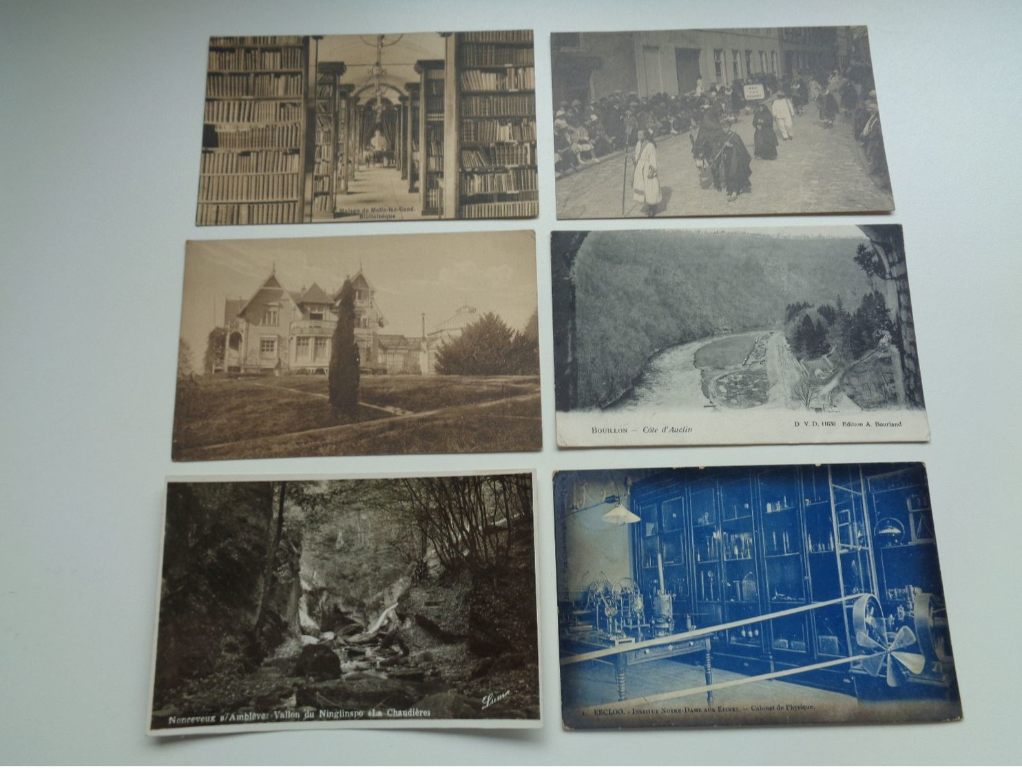 Lot de 60 cartes postales de Belgique         Lot van 60 postkaarten van België  - 60 scans