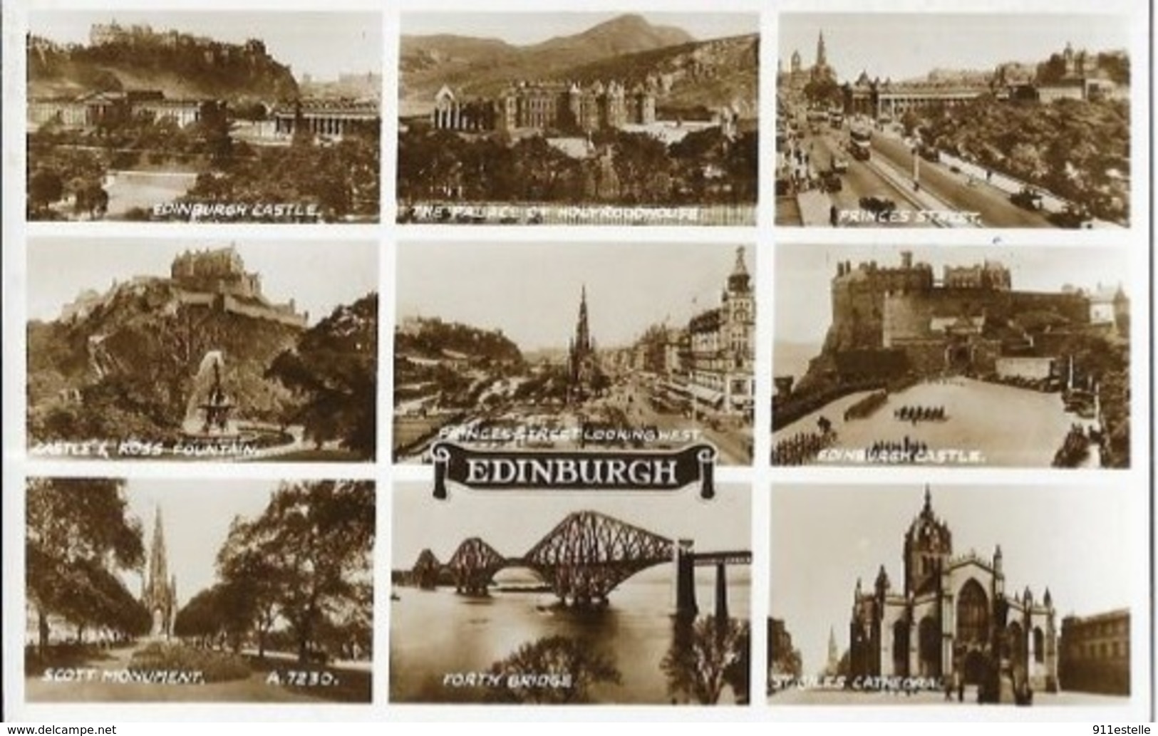 EDINBURGH  . 9 VUES - Dunbartonshire