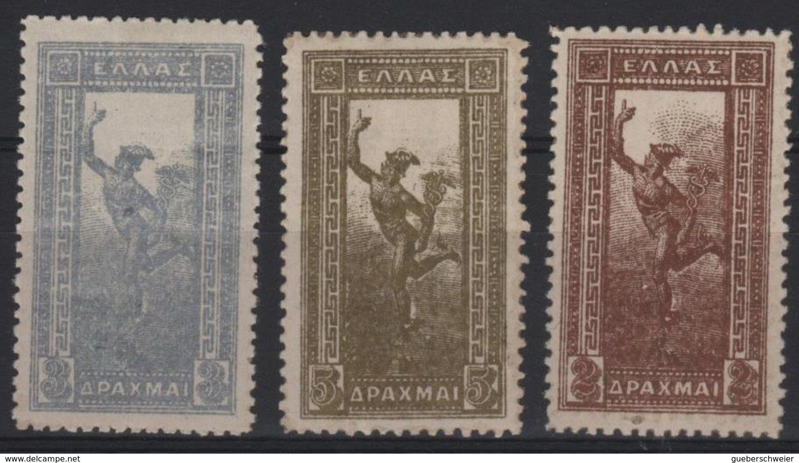 JO 4 - GRECE N° 157/59 Neufs* Mercure - Unused Stamps