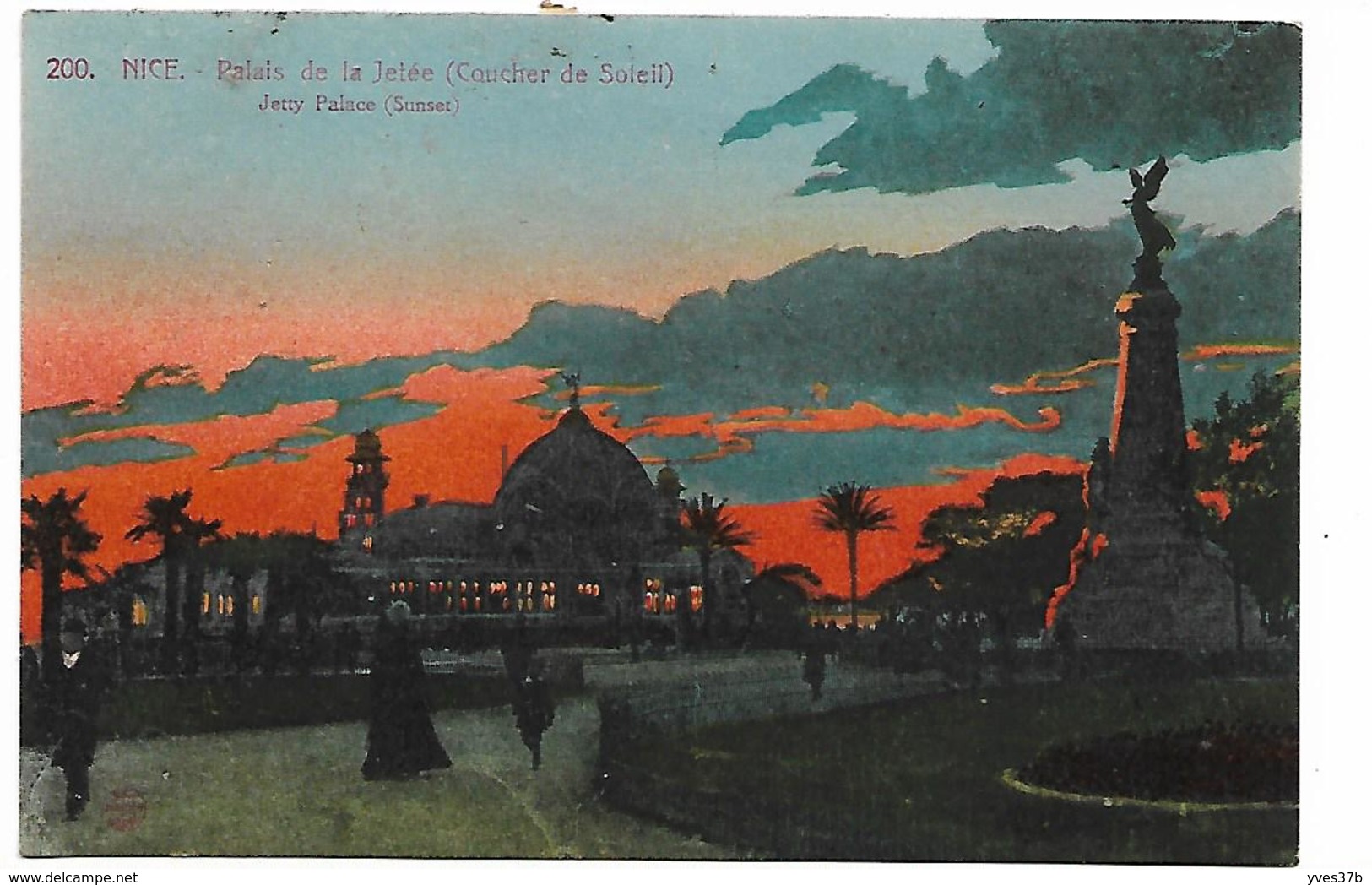 NICE - Palais De La Jetée (Coucher De Soleil) - Nizza Bei Nacht