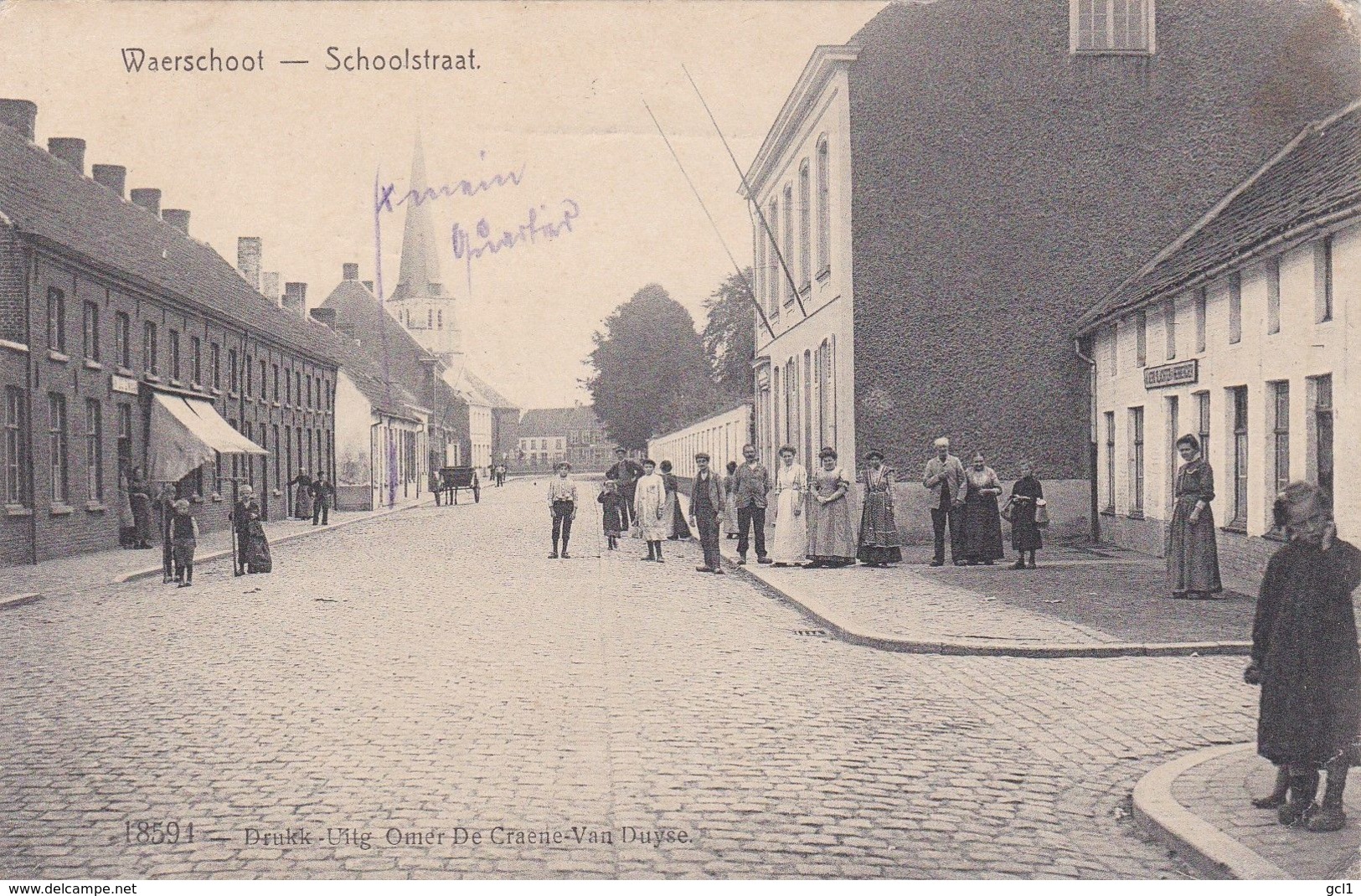 Waarschoot - Schoolstraat -( Lievegem ) - Waarschoot