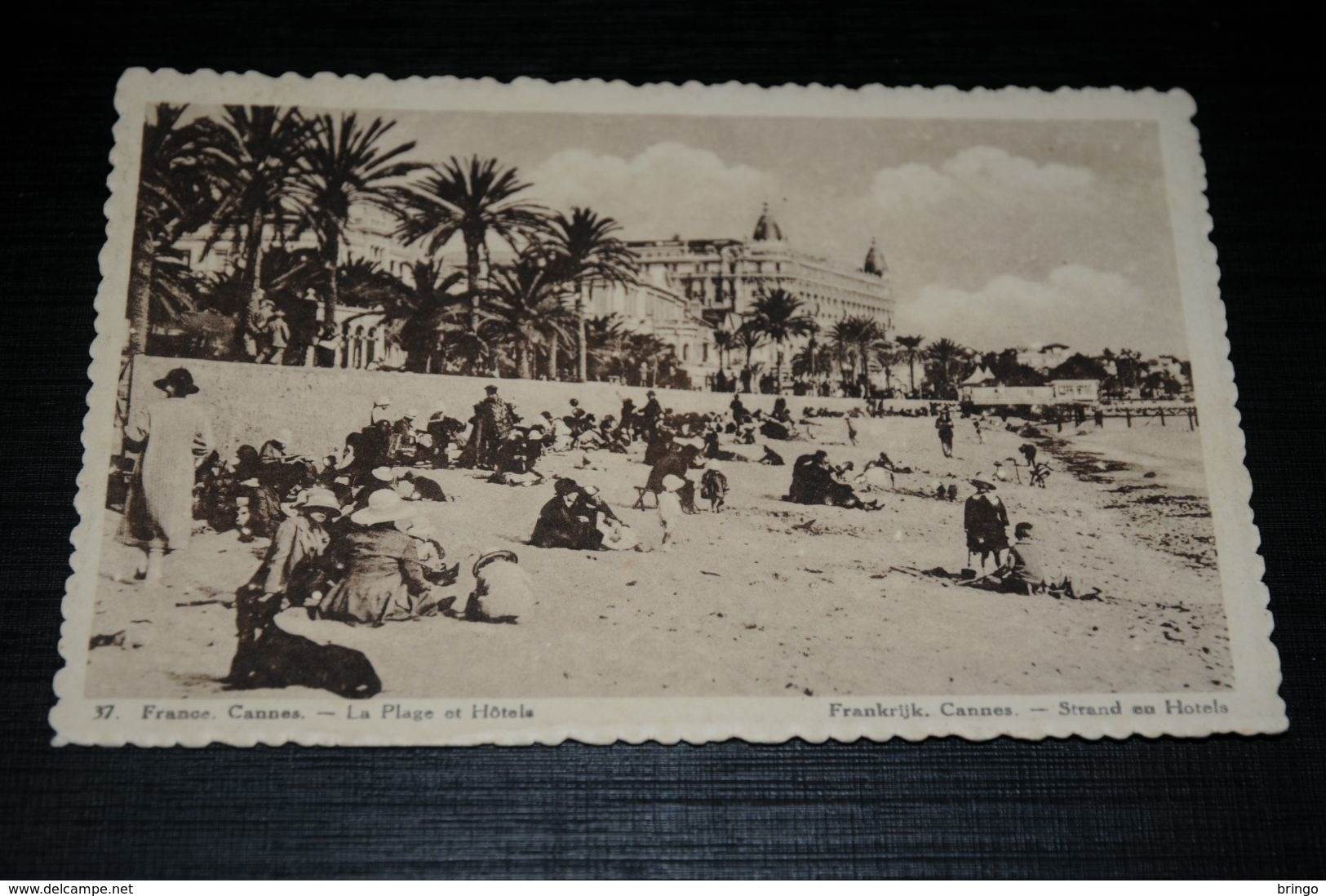 17366-                    CANNES, LA PLAGE ET HOTELS - Cannes