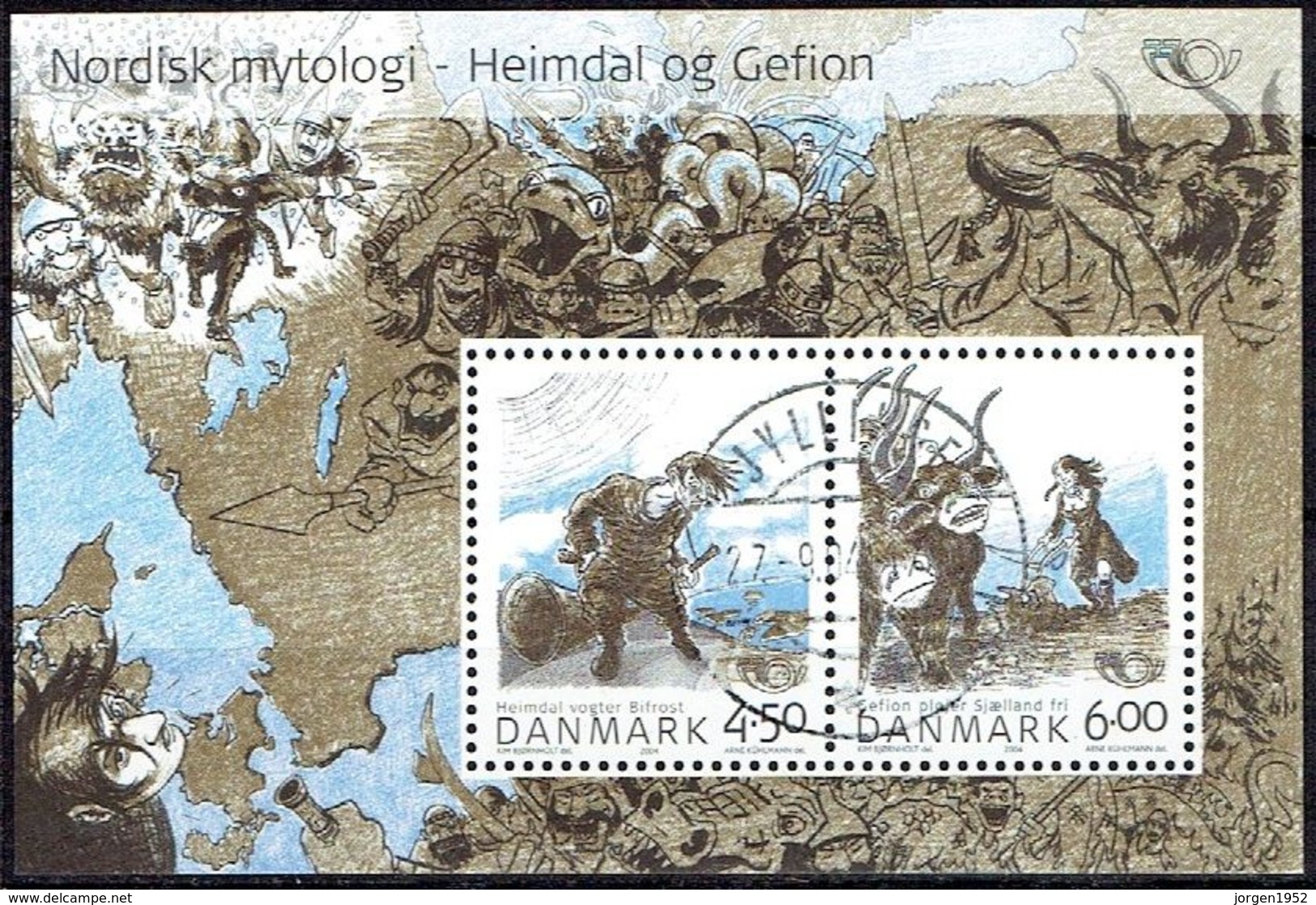 Denmark #  From 2004 STAMPWORLD 1368-69 - Usati