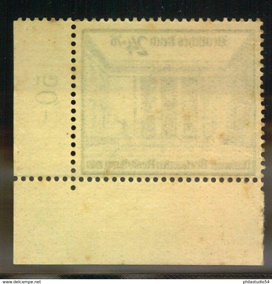 1940, Reichskanzlei, Postfrisches Luxusstück Aus Der Rechten Unteren Bogenecke. - Neufs