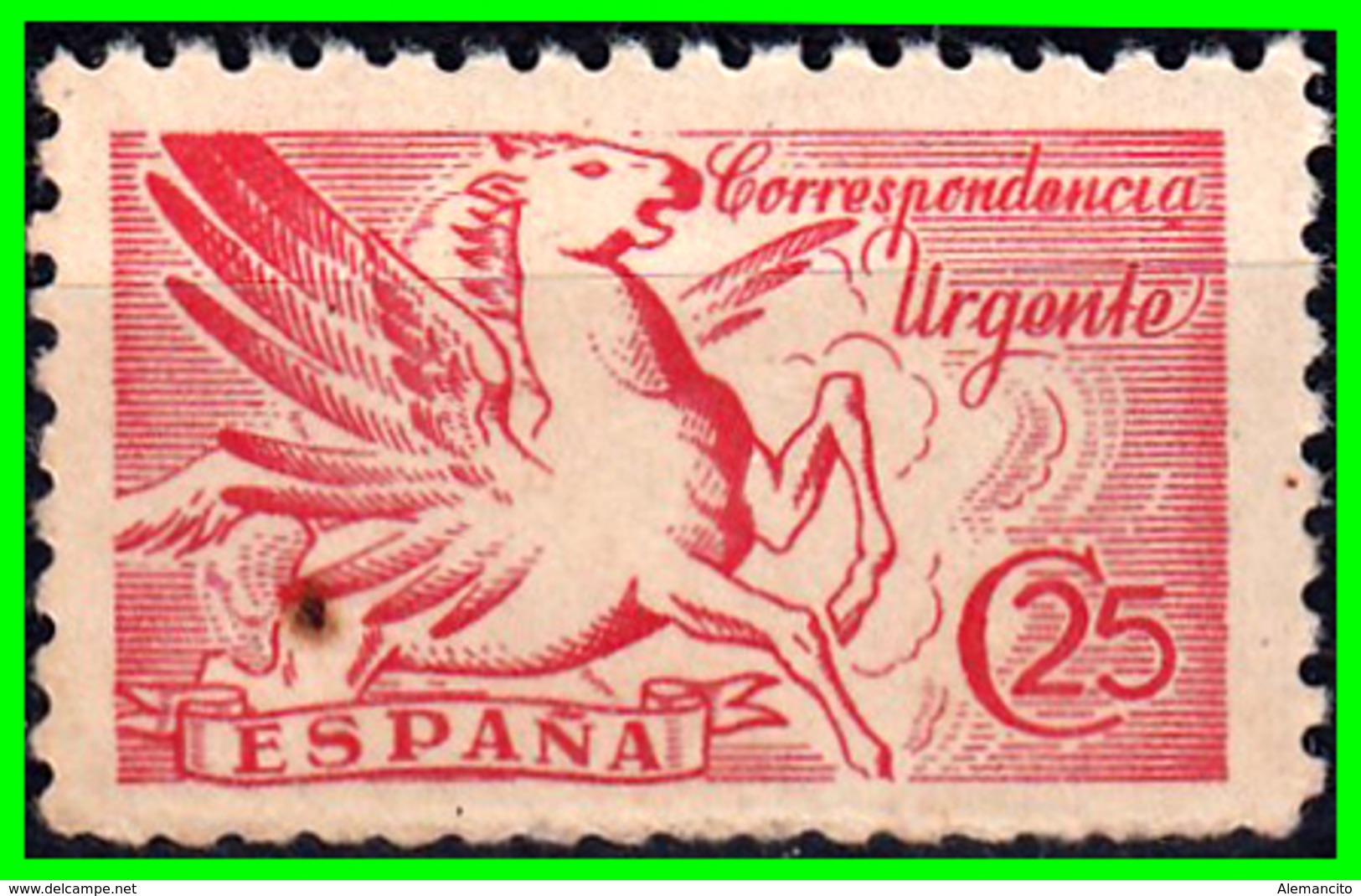 SELLO AÑO 1939 PEGASO - Eilbriefmarken