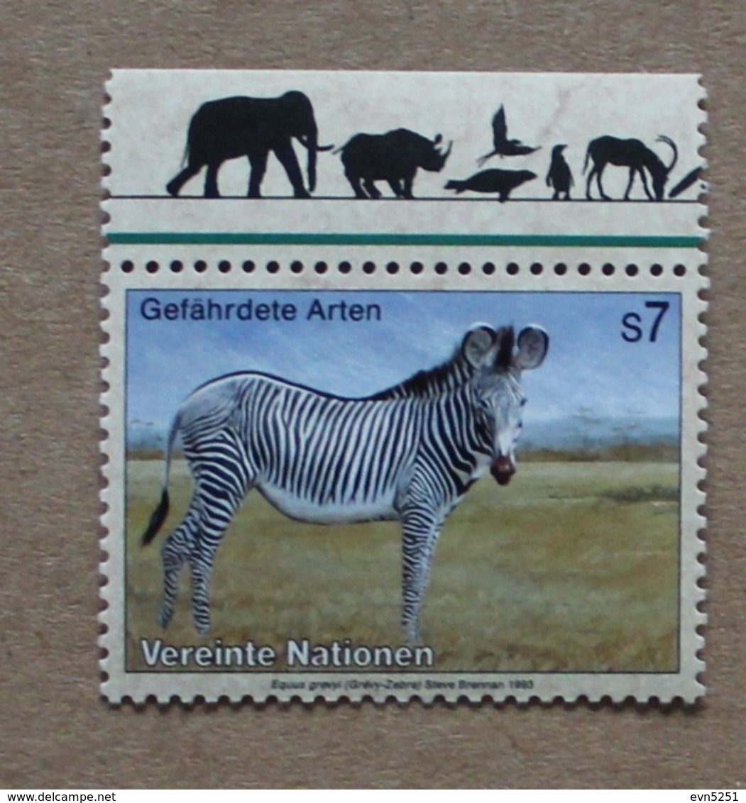 Vi93-01 : Nations-Unies (Vienne) / Protection De La Nature - Equus Grevyi (Zèbre De Grévy Ou Zèbre Impérial) - Unused Stamps