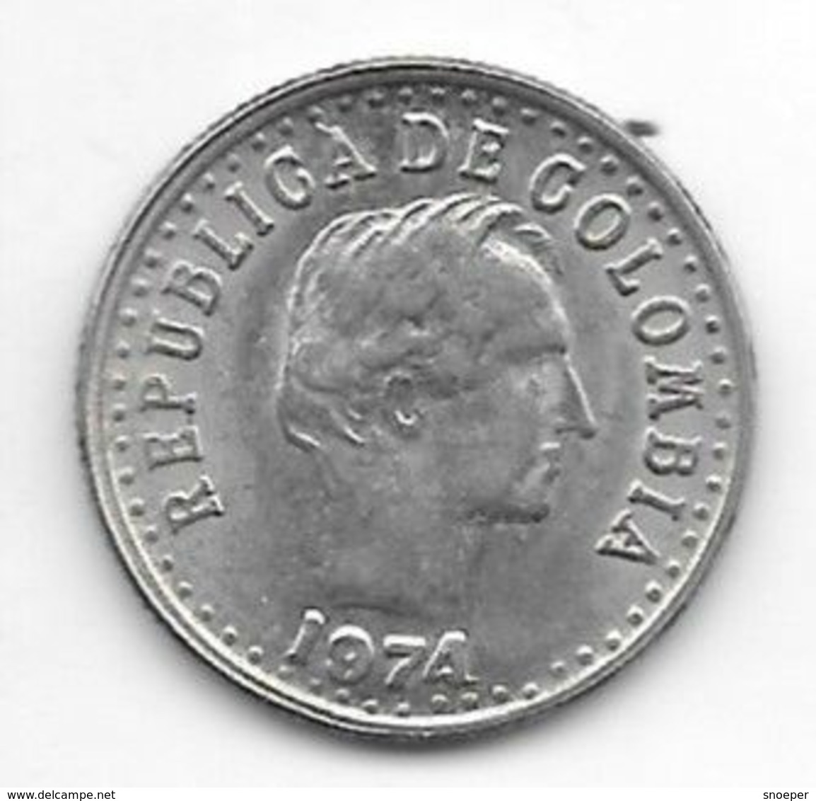 *colombia 20 Centavos 1974/1  Km 246.1 - Colombia