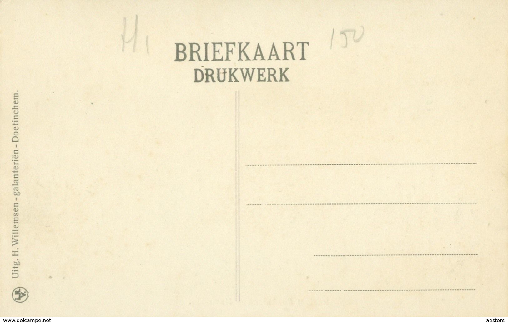 Hummelo; Kasteel Enghuizen (met Brug) - Niet Gelopen. (H. Willemsen - Doetinchem) - Otros & Sin Clasificación