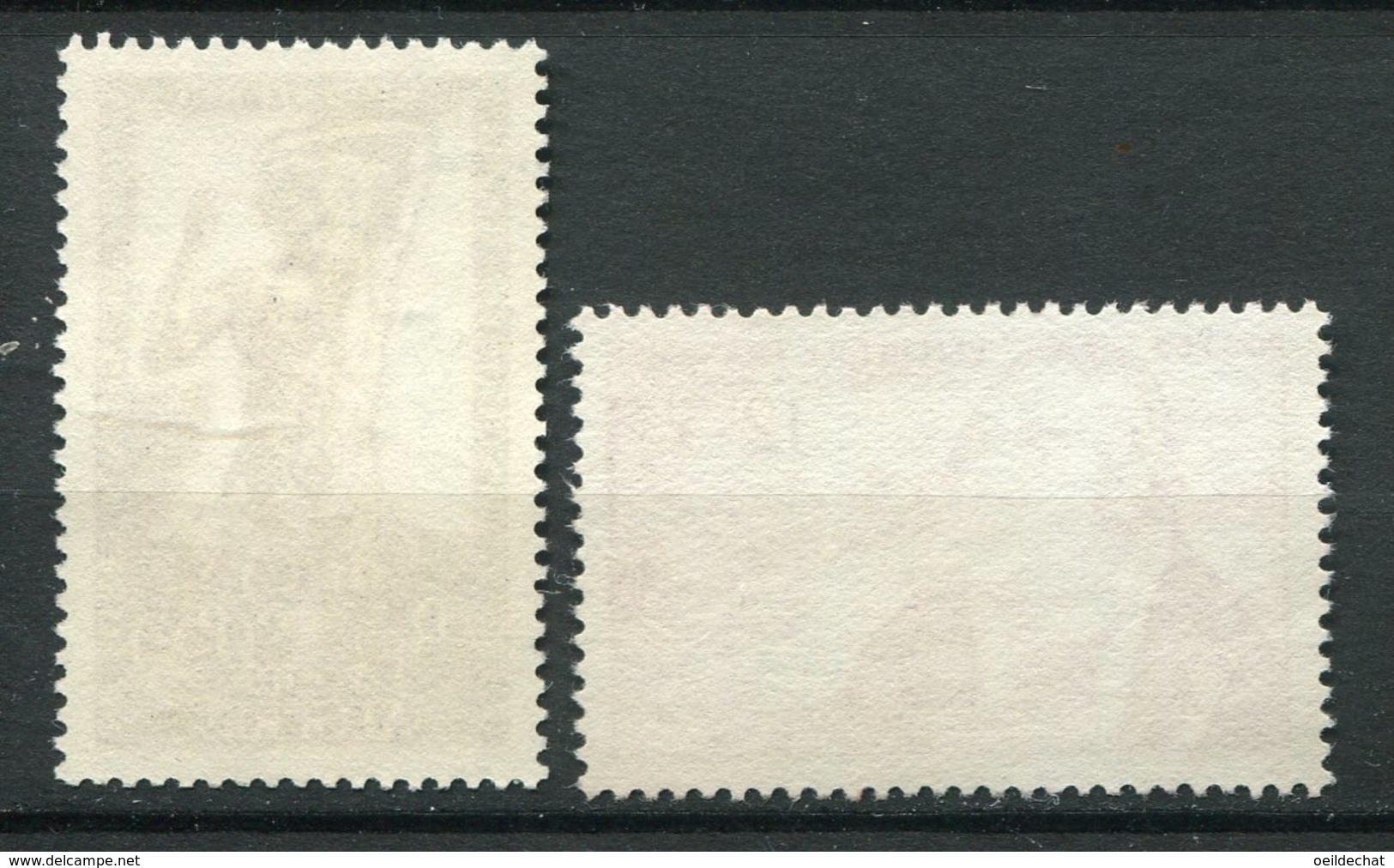18774 ALGERIE N°332/3° Lutte Contre Le Cancer, Journée Du Timbre 1956  TB - Used Stamps