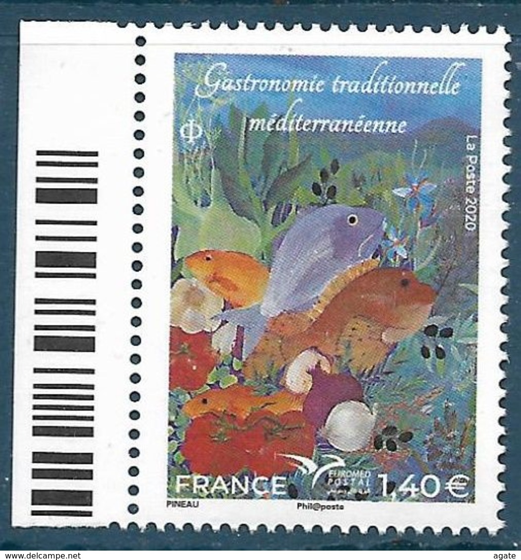 Gastronomie Traditionnelle Méditerranéenne BDF (2020) Neuf** - Unused Stamps