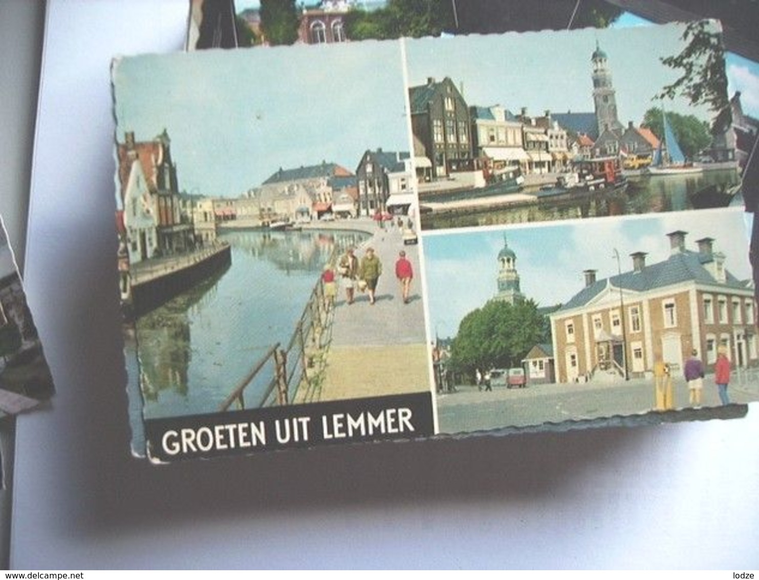 Nederland Holland Pays Bas Lemmer Met Fraaie Dorpsbeelden - Lemmer