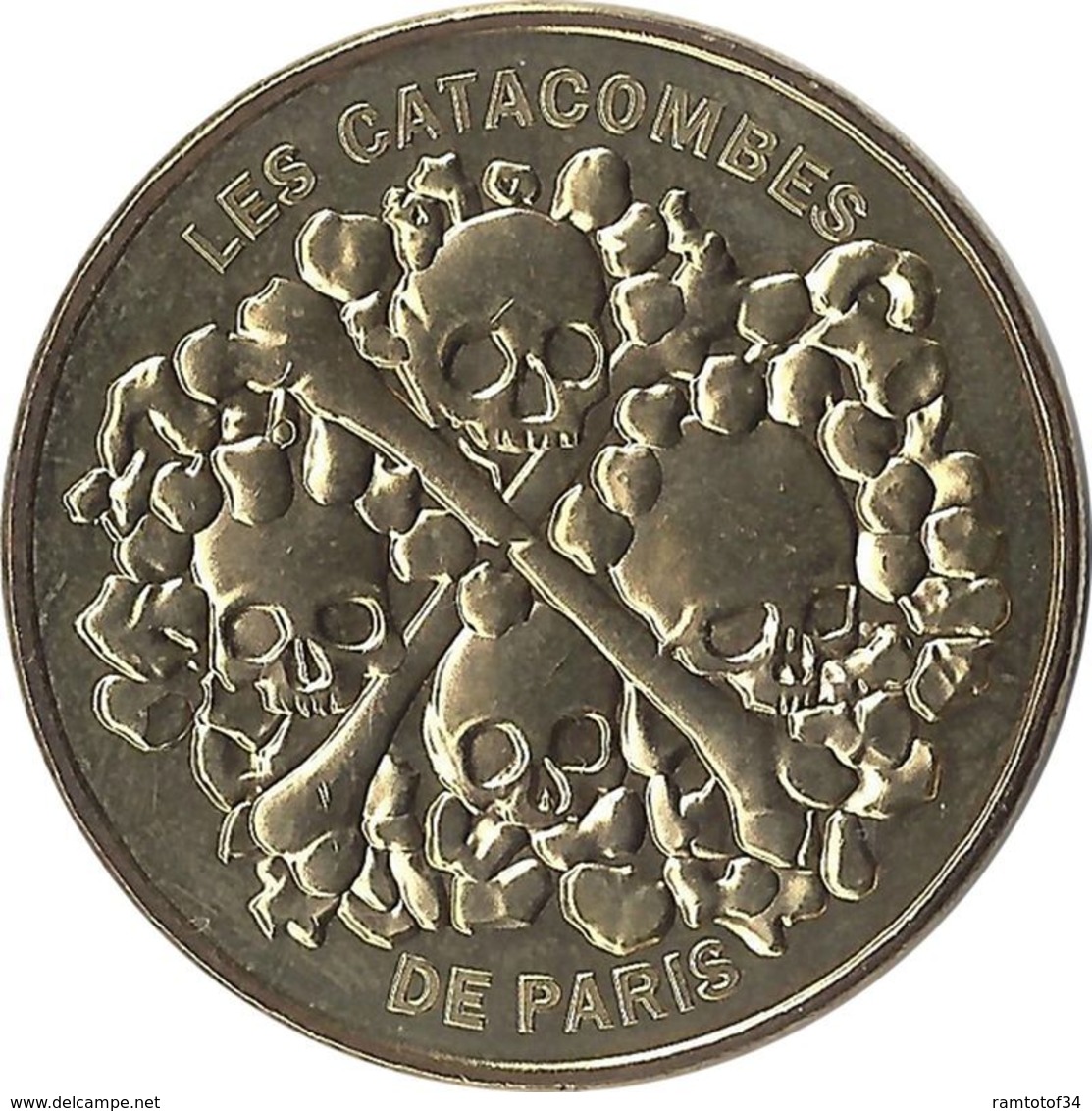 2015 MDP115 - PARIS - Les Catacombes 3 (les 4 Crânes) / MONNAIE DE PARIS - 2015