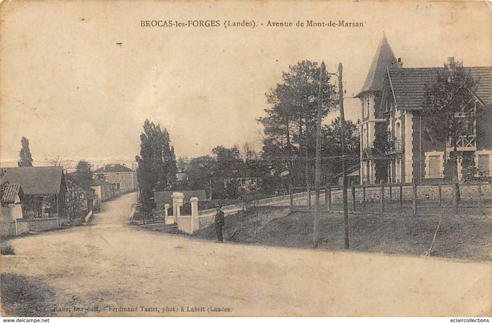 Brocas Les Forges      40      Avenue De Mont De Marsan  (voir Scan) - Sonstige & Ohne Zuordnung