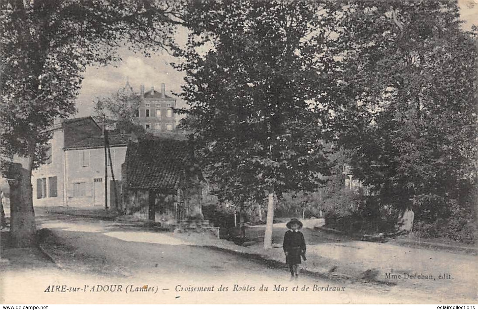 Aire Sur L'Adour       40      Croisement Des Routes Du Mas Et De Bordeaux    (voir Scan) - Aire