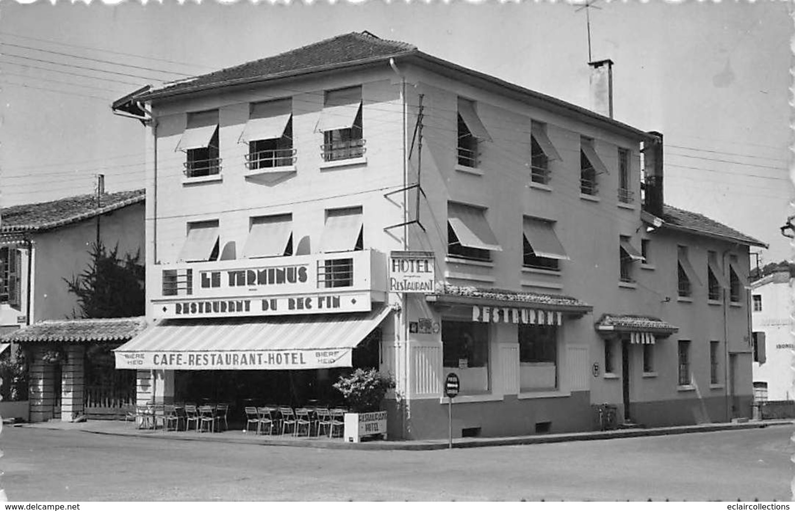 Aire Sur L'Adour       40        Hôtel Le Terminus       (voir Scan) - Aire