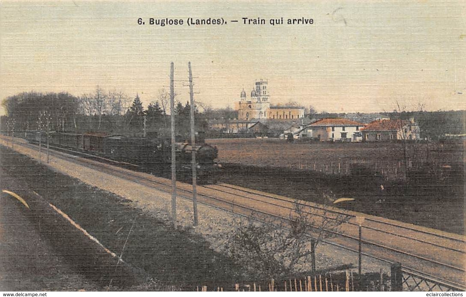 Buglose        40         Train Qui Arrive  Gare Du Sanctuaire           (voir Scan) - Autres & Non Classés