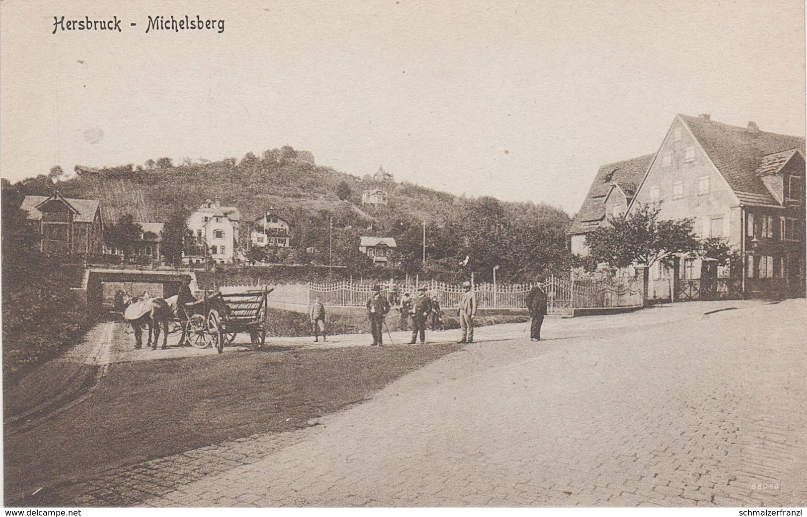 AK Hersbruck Michelsberg Grabenstraße Kellerstraße ? Eisenbahn Unterführung Strecke A Unterkrumbach Weiher Lauf Pegnitz - Hersbruck