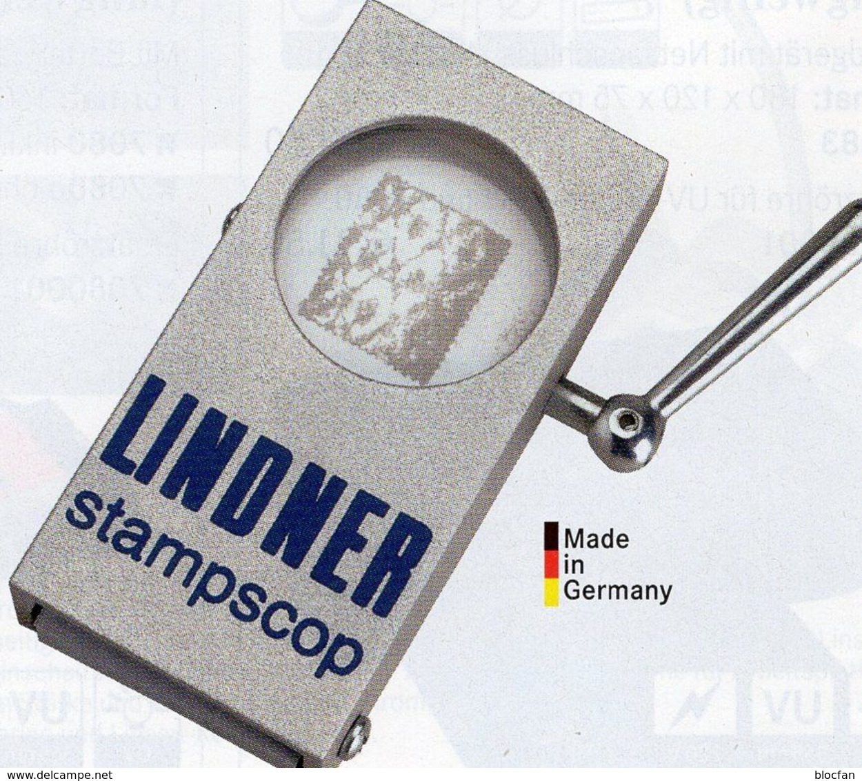 LINDNER WZ-Prüfen Mit STAMPSCOP New 90€ Wasserzeichen-Sucher Für Briefmarken Check Of Stamps Paper Wmkd. Offer 9111 - Non-classés