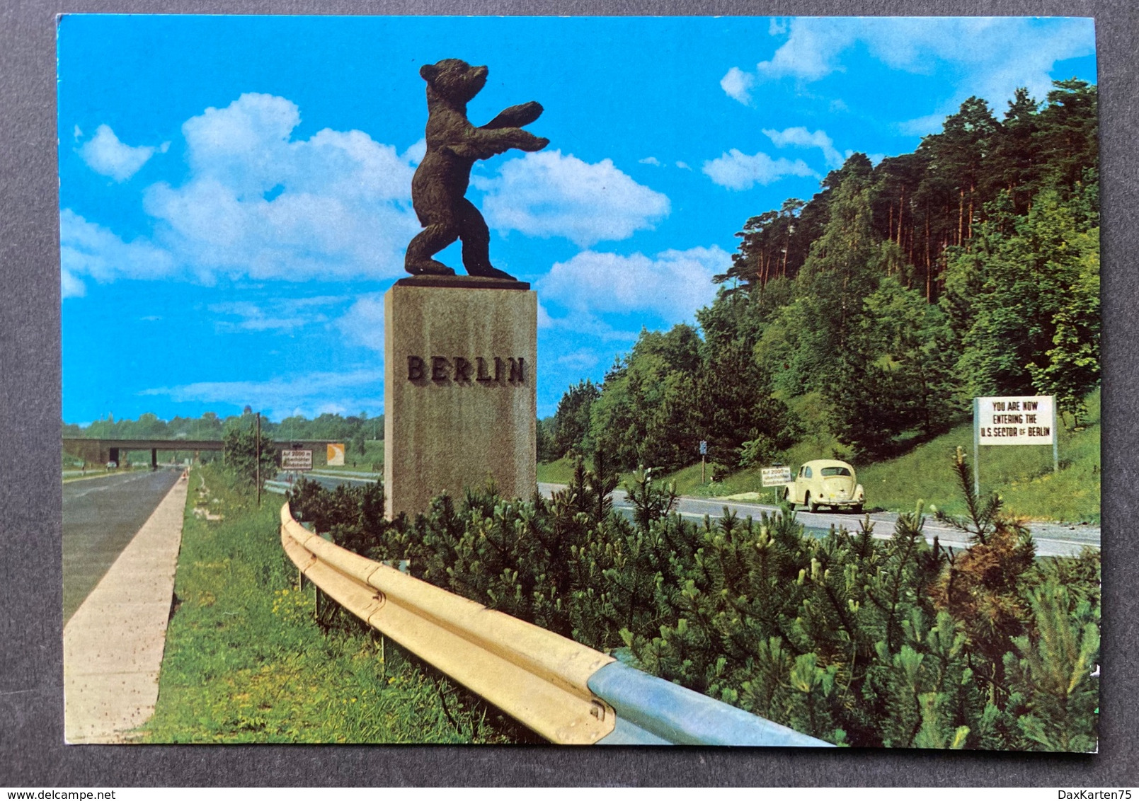 Berlin Autobahn Einfahrt Nach Berlin (Zehlendorfer Kleeblatt) VW Käfer - Zehlendorf