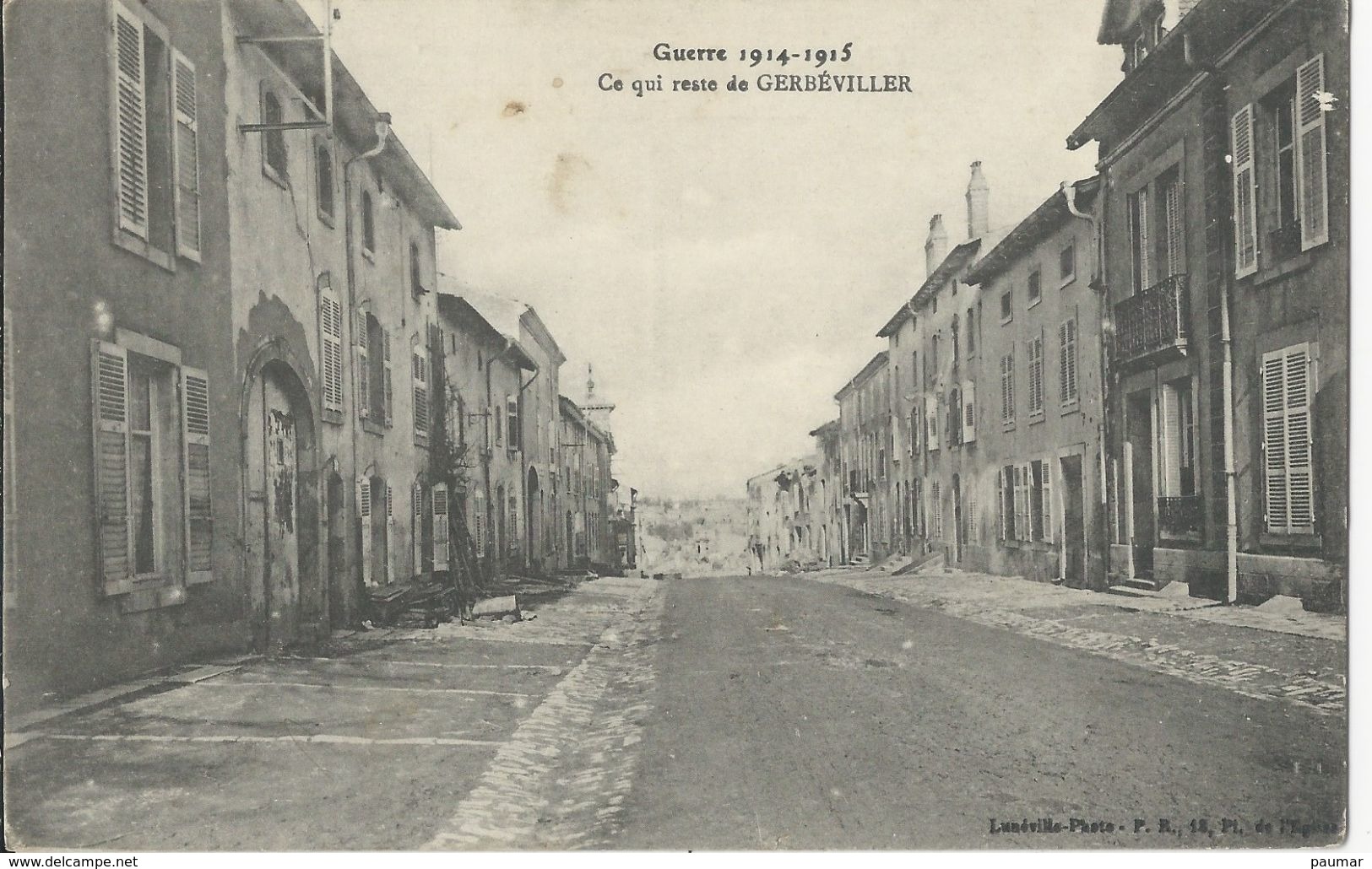 Gerbeviller   Guerre 1914-18 - Gerbeviller