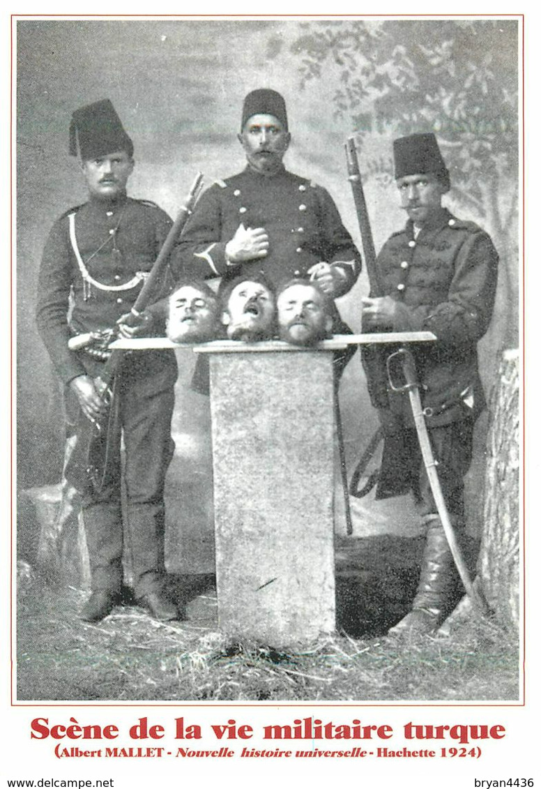 MACEDOINE - 1902-1903 - GENDARMES TURCS POSANT DEVANT DES TÊTES COUPEES DE MACEDONIENS;CP RARE édition Limitée - Software