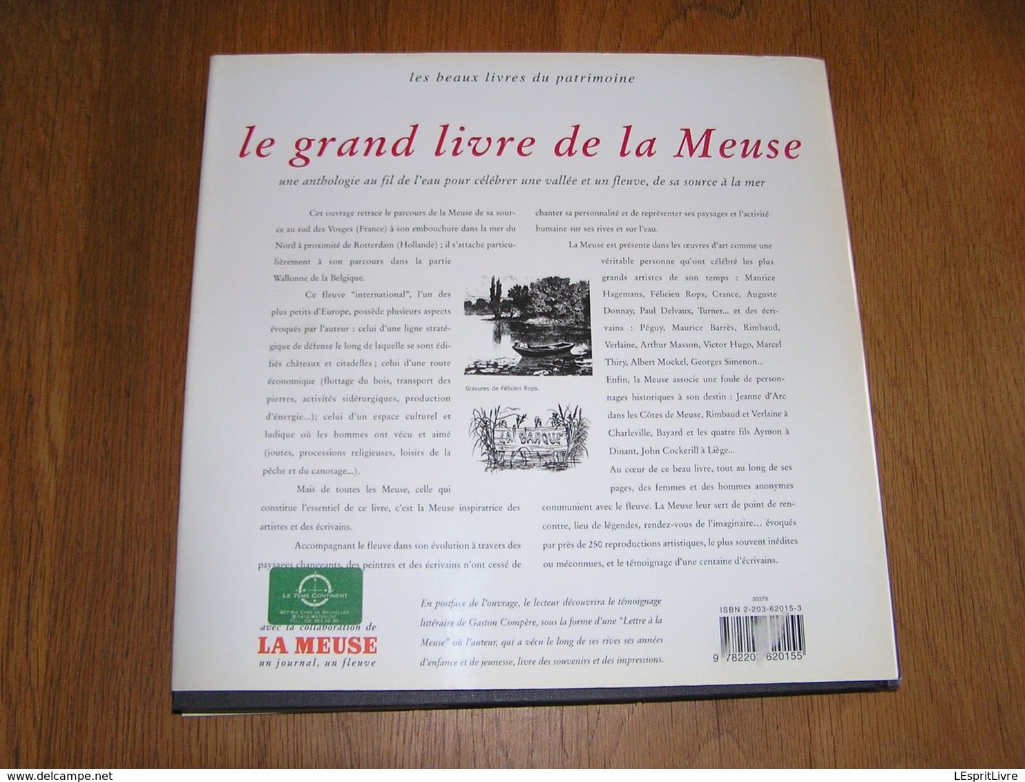 LE GRAND LIVRE DE LA MEUSE Régionalisme Ardennes France Belgique Mouzon Monthermé Revin Givet Dinant Namur Huy Liège