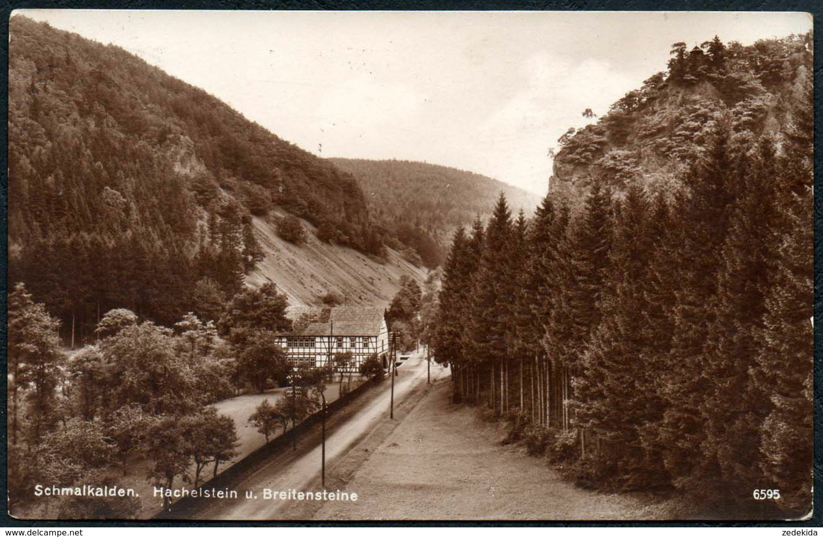 D8286 - Schmalkalden Hachelstein Und Breitensteine - Verlag H. Rubin & Co - Schmalkalden