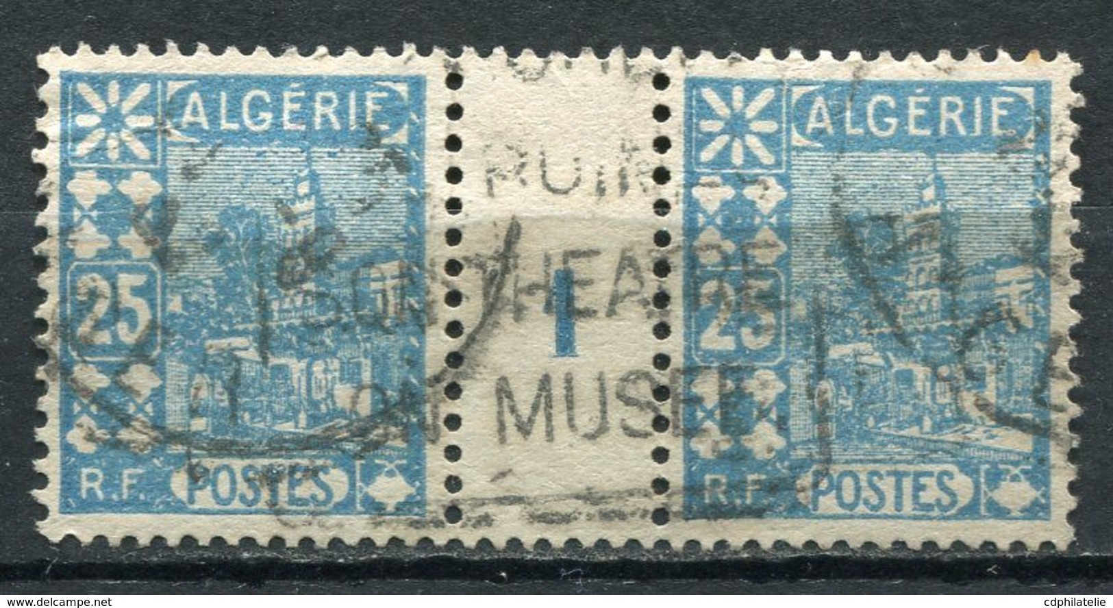 ALGERIE N°78 O EN PAIRE MILLESIME 1 - Used Stamps