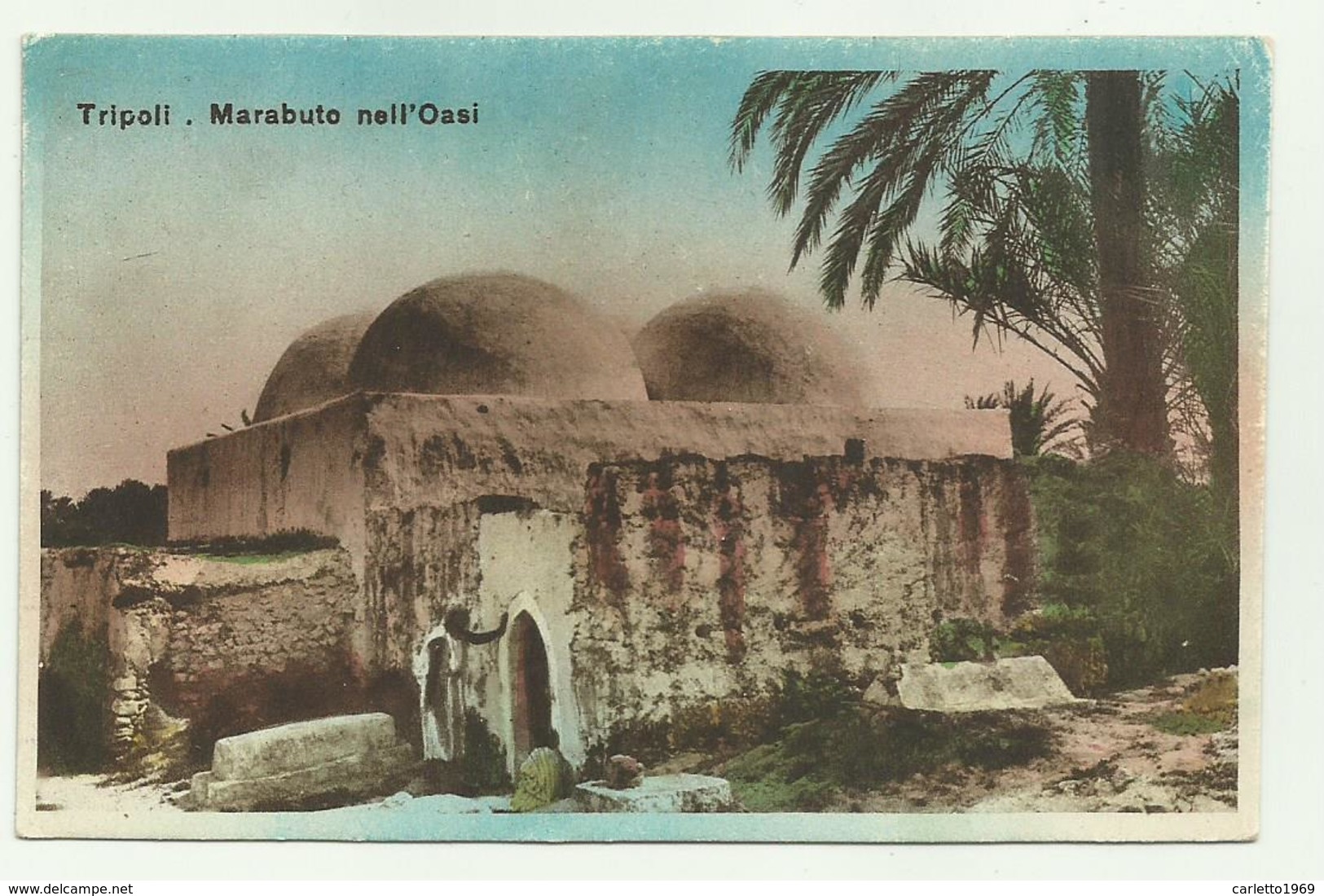 TRIPOLI - MARABUTO NELL'OASI  - NV   FP - Libya