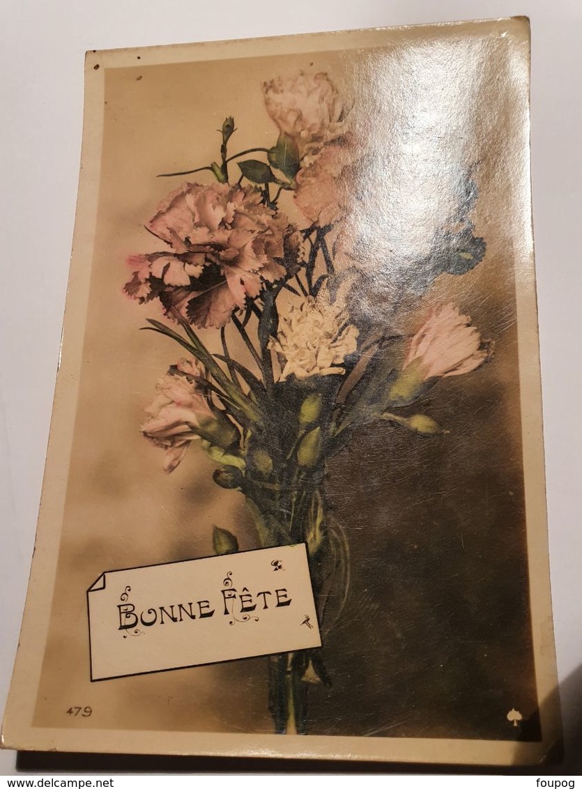 CPA LOT DE 50 CARTES BONNE FETE   HOMMES FEMMES COUPLES FLEURS PRIX EXCEPTIONNEL DESTOCKAGE LOT 12