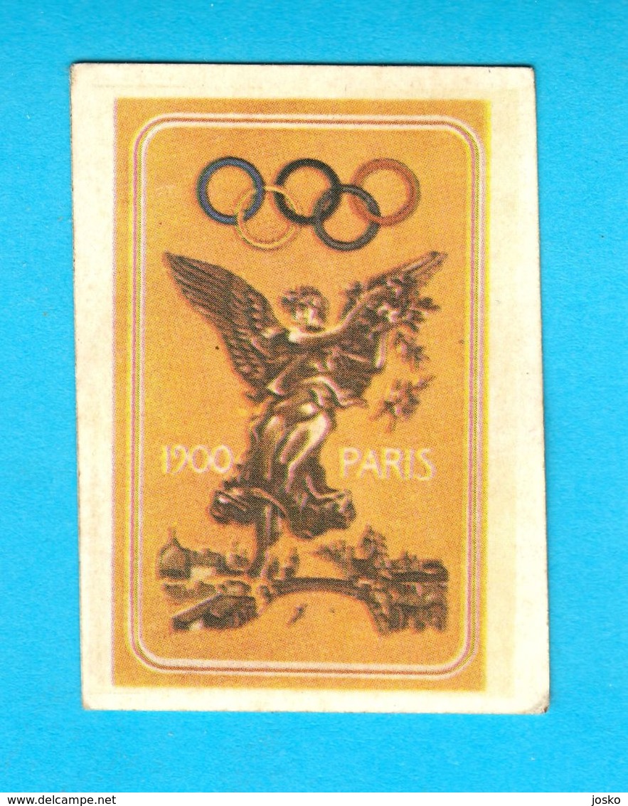 SUMMER OLYMPIC GAMES 1900 PARIS - Yugoslav Old Card * Jeux Olympiques Olympia Olimpiadi Juegos Olímpicos Olympiade - Tarjetas