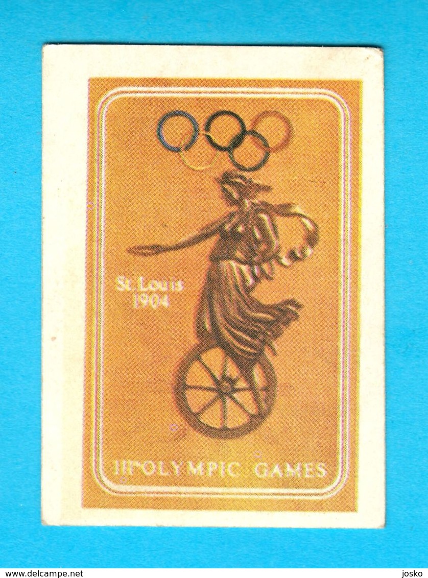 SUMMER OLYMPIC GAMES 1904 ST. LOUIS - Yugoslav Old Card * Jeux Olympiques Olympia Olimpiadi Juegos Olímpicos Olympiade - Trading Cards