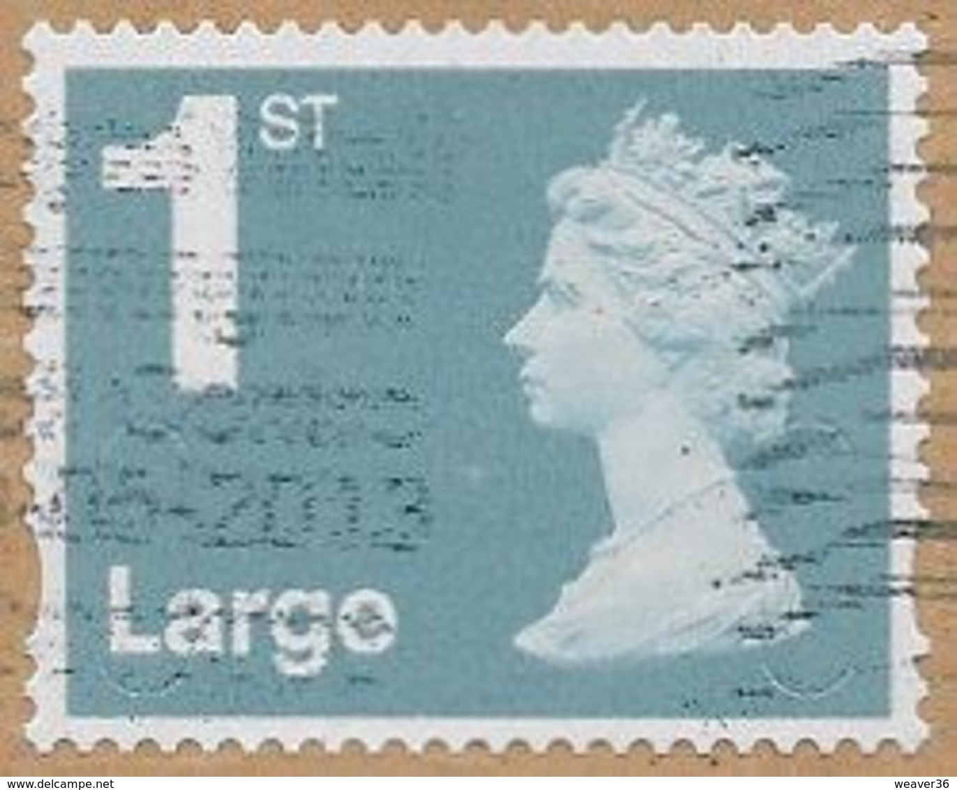 GB 2012 SecUrity Machin 1st Large Grey Good/fine Used [22/19895/ND] - Machins