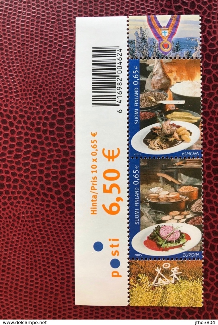 EUROPA CEPT 2005 FINLANDE 2 V Neuf MNH **  YT 1715 1716 Mi 1749 1750 Gastronomie SUOMI FINLAND - 2005