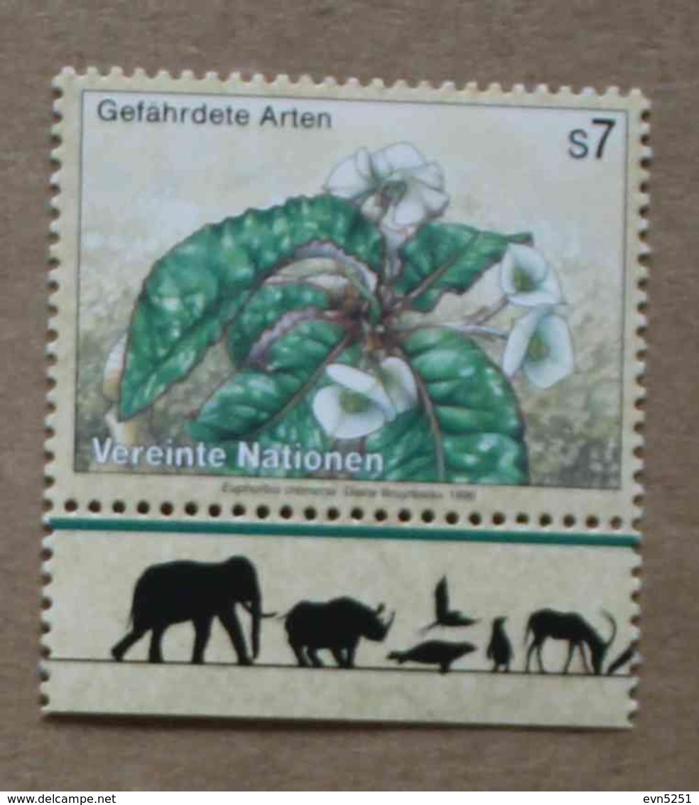 Vi96-01 : Nations-Unies (Vienne) / Protection De La Nature - Euphorbia Cremersii (Euphorbe) - Unused Stamps