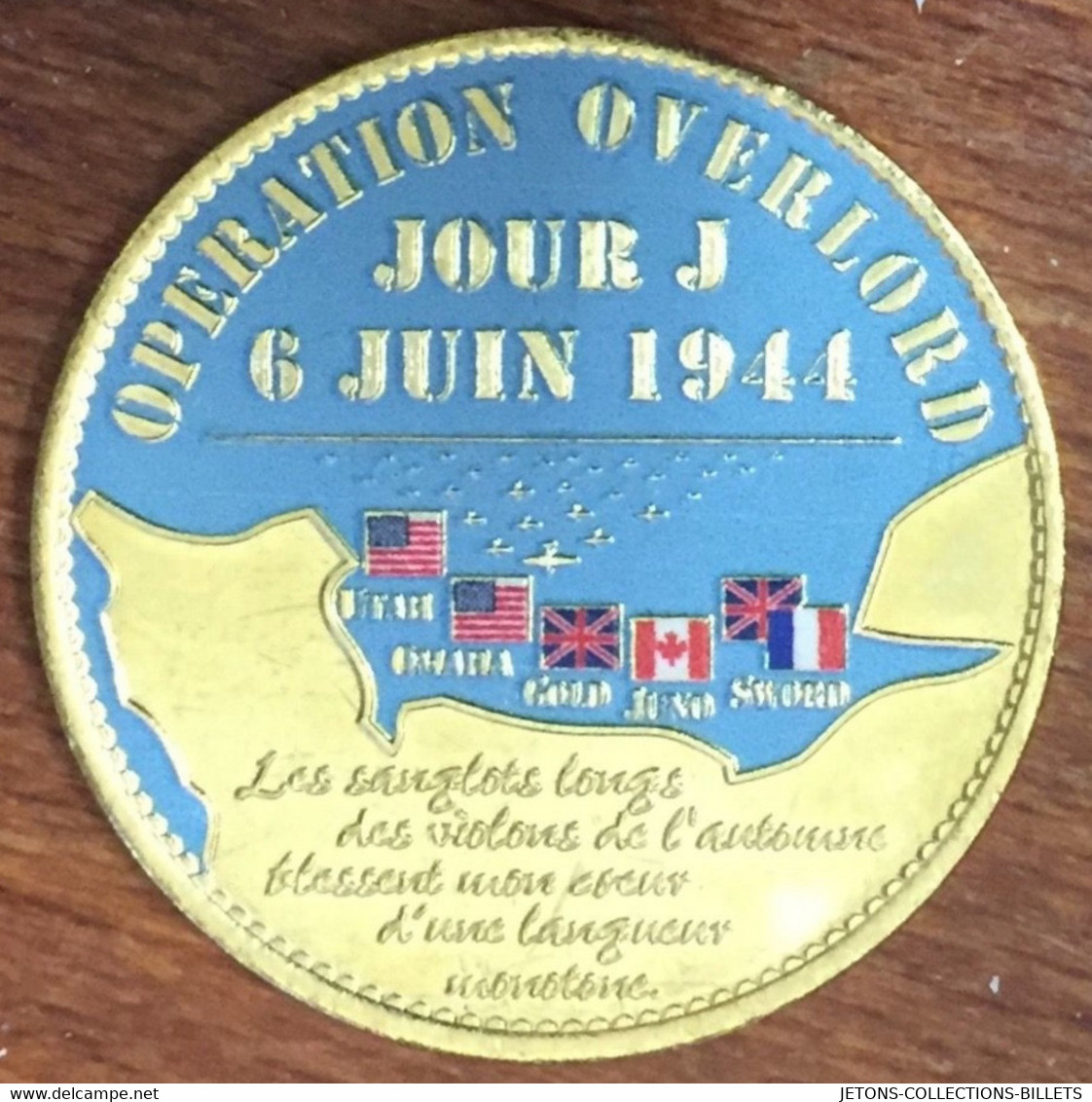 14 CAEN WW JOUR J 6 JUIN 44 AB 2020 MÉDAILLE SOUVENIR ARTHUS-BERTRAND JETON TOURISTIQUE MEDALS COINS TOKENS - 2020