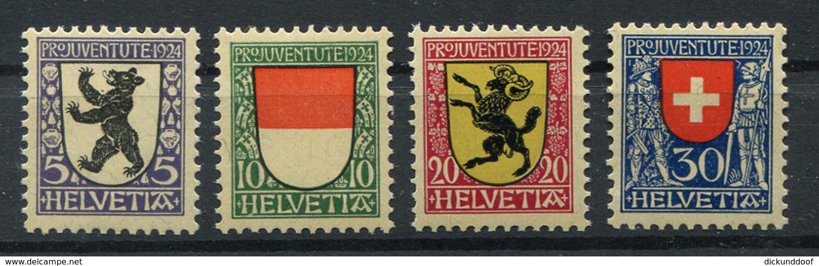 Schweiz-Switzerland-Suisse: Pro Juventute Mi 209-212 1924 ** Postfrisch / MNH / Neuf - Ongebruikt