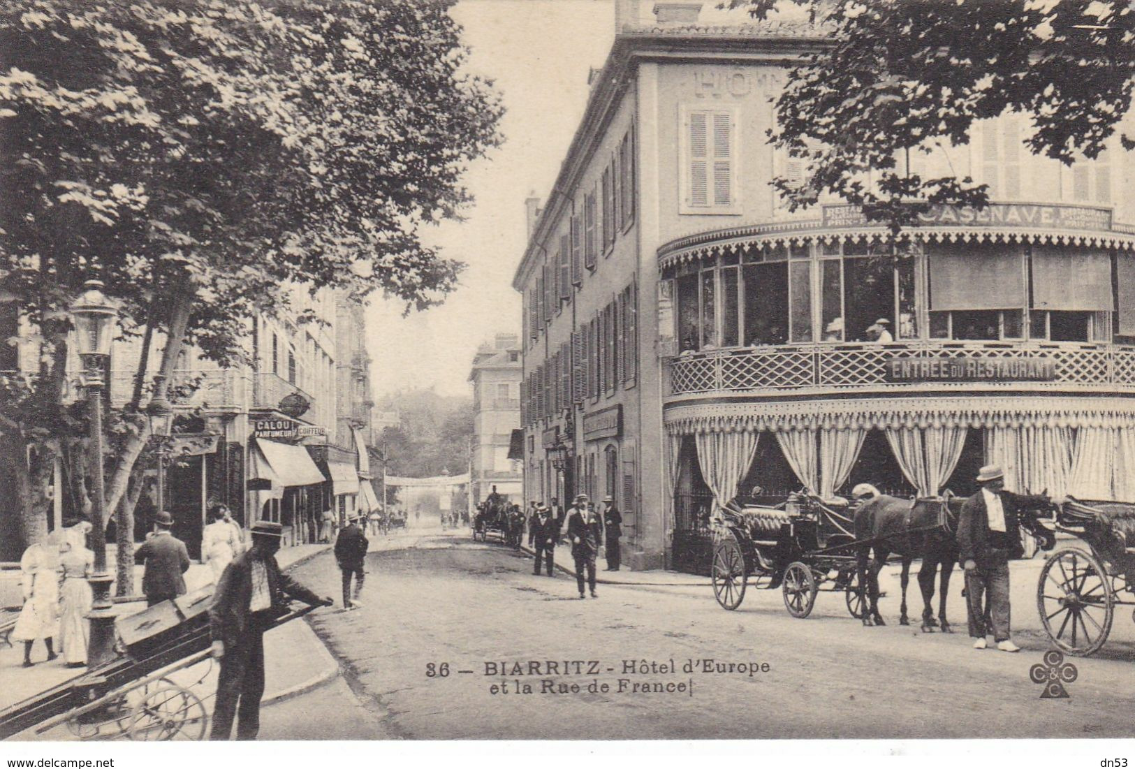 Pyrénées-Atlantiques - Biarritz - Hôtel D'Europe Et La Rue De France - Biarritz