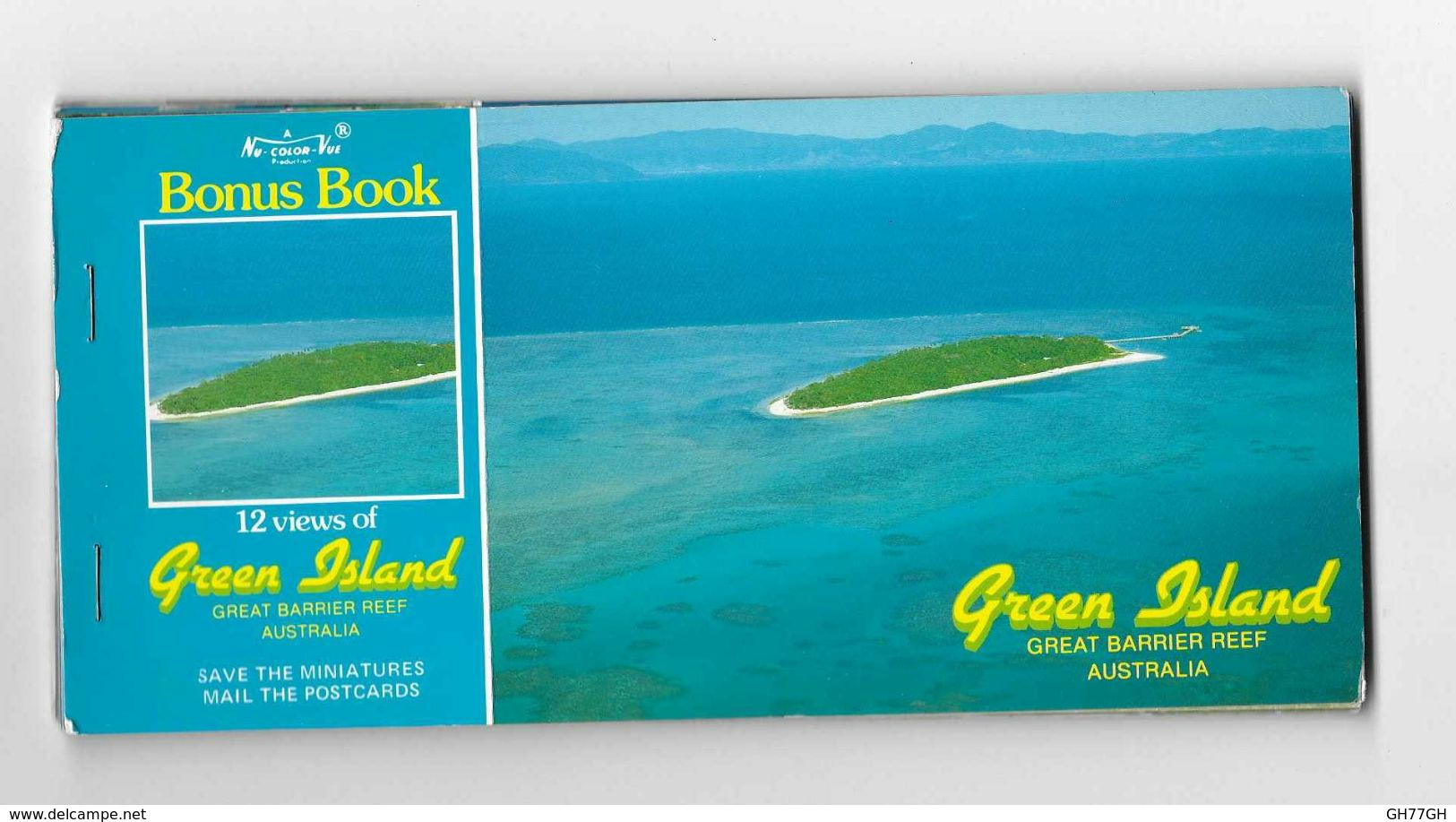 Carnet GREEN ISLAND -great Barrier Reef Australia 12 Views (nu-color-vue) - Great Barrier Reef