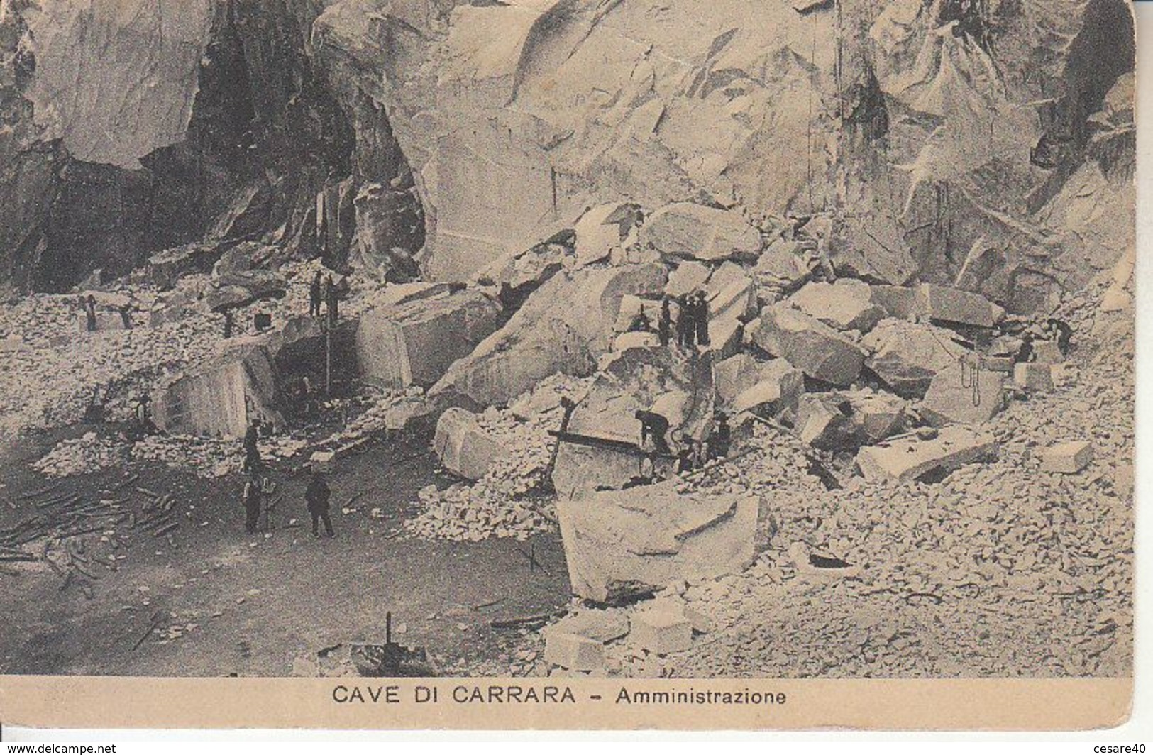 ITALIA - CAVE DI CARRARA - Leggi Tersto, Animata, Anni 10 - 2020-C-259 - Carrara