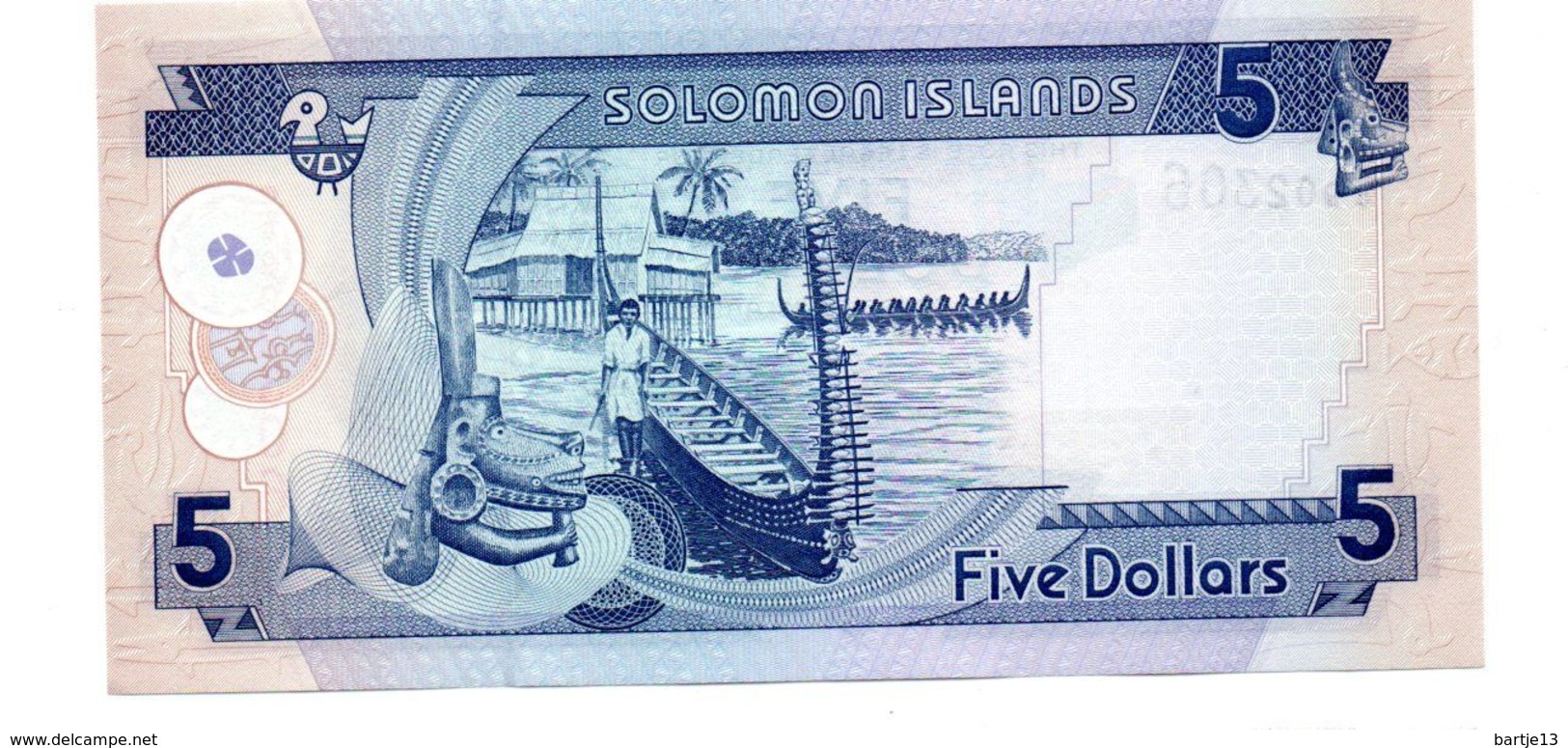 SOLOMON ISLANDS 5 DOLLARS PICK 26 UNCIRCULATED - Other - Oceania