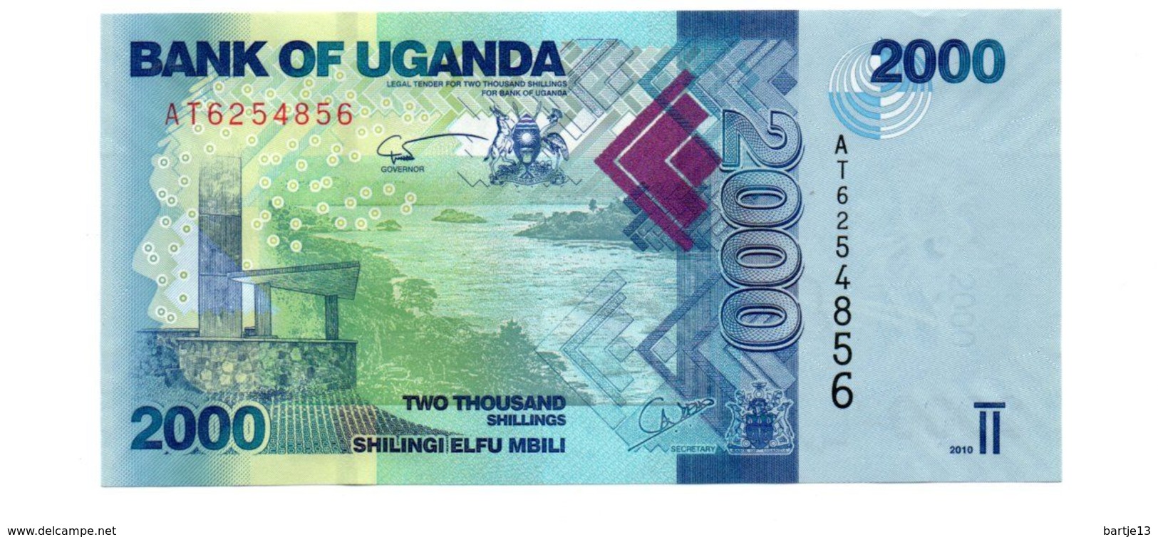 UGANDA 2000 SHILINGI PICK 50a UNCIRCULATED - Uganda