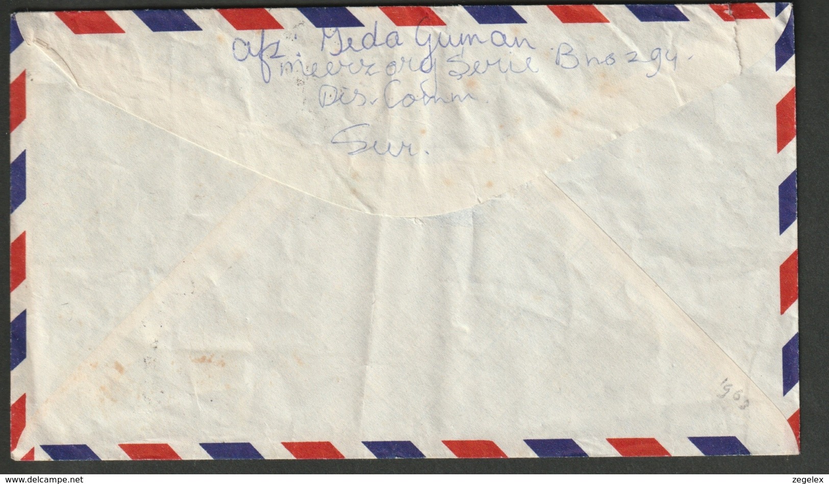 Brief Van Suriname Naar Den Haag - Surinam