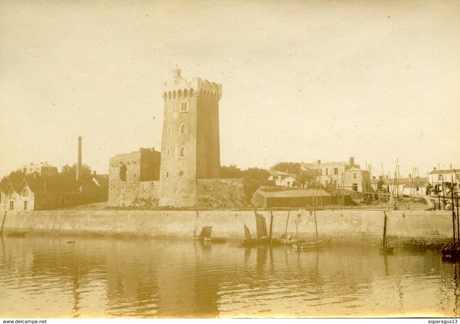 Les Sables D'olonne Photo Format 5.7x8.3 Décollée D'un Support - Anciennes (Av. 1900)