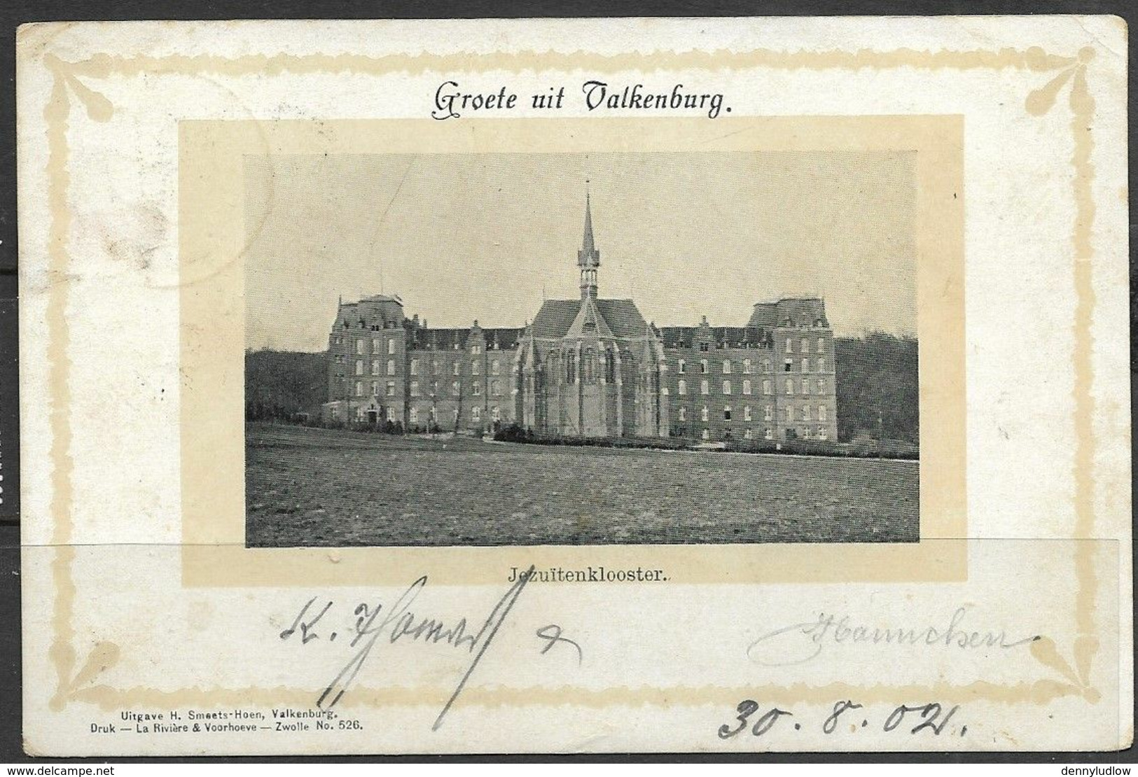 Netherlands 1921  Valkenburg Used  Post Card - Valkenburg