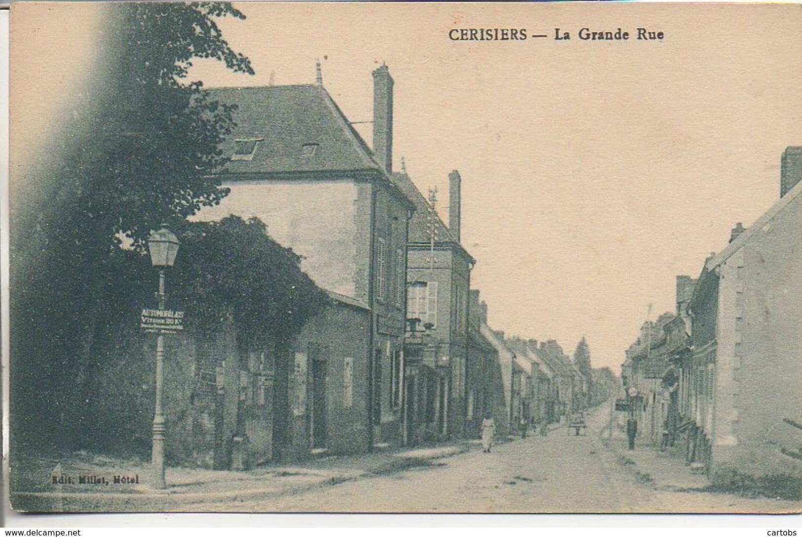 89 CERISIERS  La Grande Rue - Cerisiers
